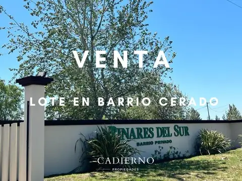 LOTE EN BARRIO CERRADO PINARES DEL SUR - UF125