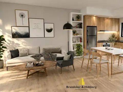Departamento 3 ambientes con 1 baño