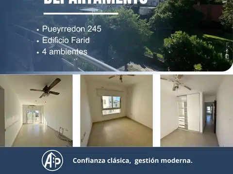 departamento centrico, vista al frente