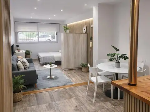 Moderno Monoambiente Reciclado con Patio Propio a Metros de Av. del Libertador