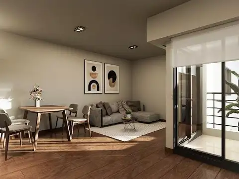 Departamento Monoambiente con 1 baño