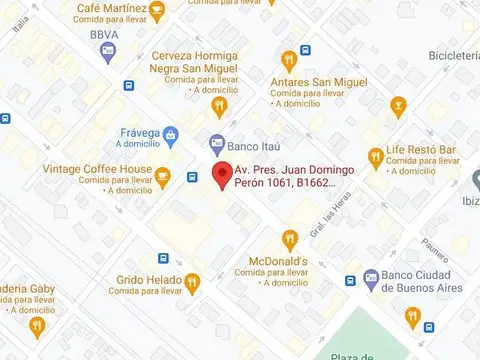 Avda. Presidente Peron 1000