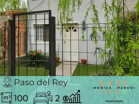 DÚPLEX EN VENTA EN PASO DEL REY – 2 DORMITORIOS, PATIO Y GALERÍA SEMICUBIERTA