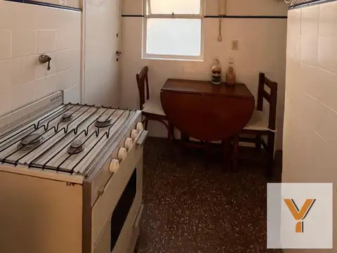 Departamento 2 ambientes con 1 baño