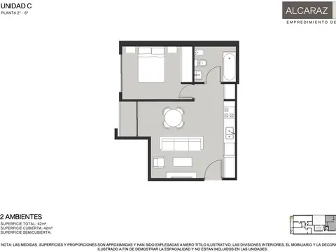 Departamento en Venta en Monte Castro, USD 84.000