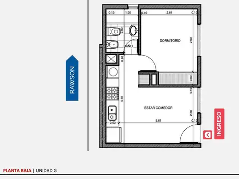 Departamento en Alquiler al Este