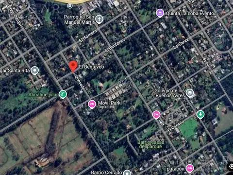 Terreno en Venta 46  mts Fondo