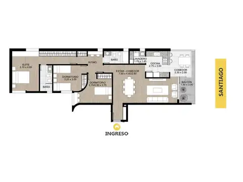 Venta - Departamento 3 dormitorios con balcón al frente - Lourdes, Rosario.