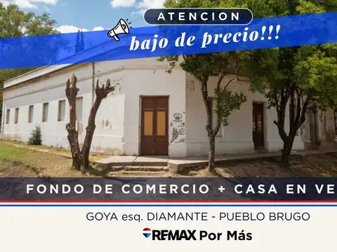 Inmueble y fondo de comercio: panadería en Brugo