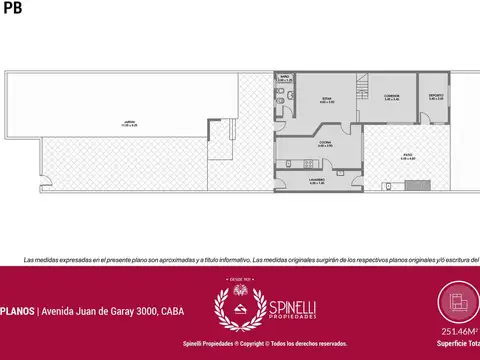Depto Tipo Casa 4 ambientes con 2 baños