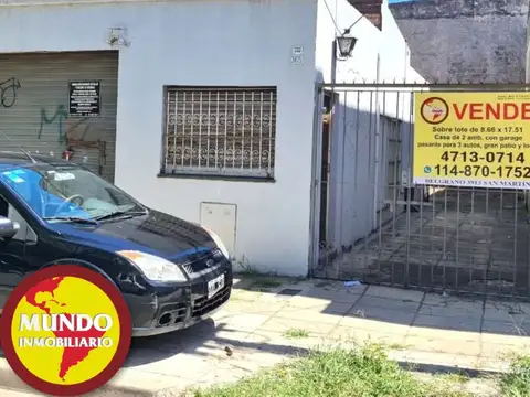 VENTA DE CASA DE 2 AMBIENTES EN VILLA LYNCH