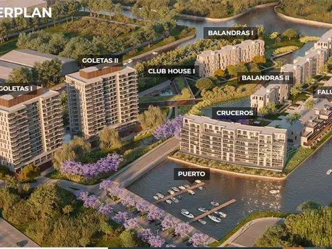 Venta departamento en dúplex 4 ambientes en Tigre con vistas al Puerto de Venice