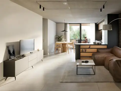 Venta. Monoambiente en construcción con balcón - Lourdes, Rosario.