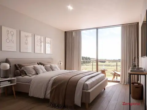 Departamento 2 ambientes en Barrio Lomas del Golf Quequen - En Construcción