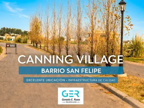 Venta Lote En Barrio Privado San Felipe - Canning