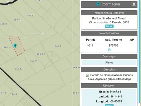 Venta - Campo mixto 4 parcelas de 779 has. totales en Gral.Alvear