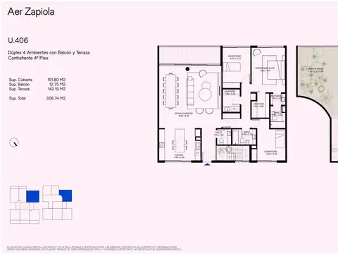 Departamento en Venta de 4 ambientes