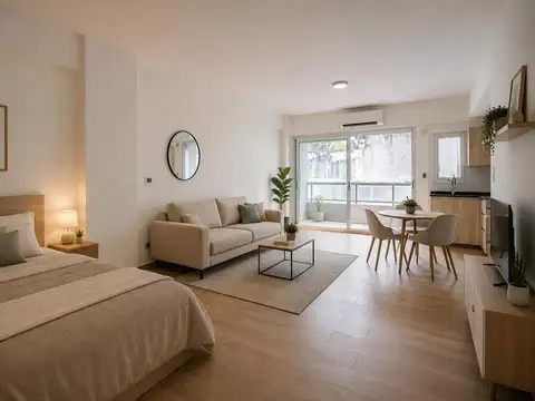 Venta monoambiente a estrenar con balcón en San Martín Centro