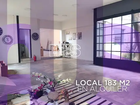 Local 183m2 en alquiler