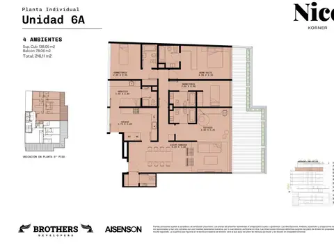 Departamento en Venta de 3 dormitorios
