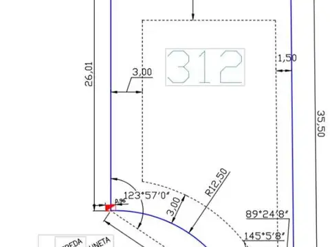 Terreno en Venta de 522,0 m2