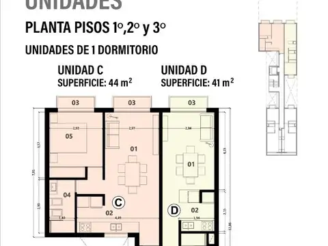 Departamento en Venta de 2 ambientes