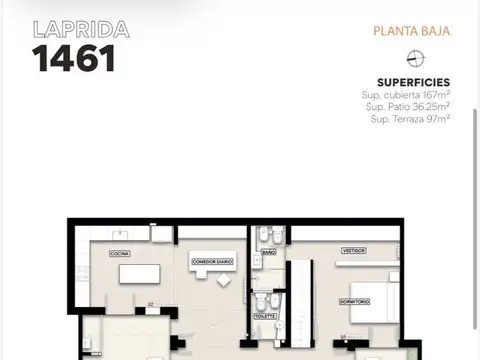 Casa 3 dormitorios con amenities - Laprida 1461