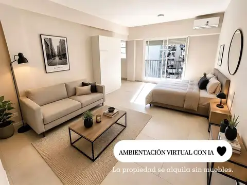 LINDO MONOAMBIENTE CON BALCON - RECICLADO
