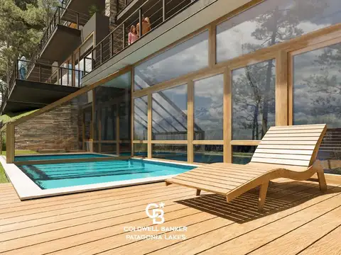 VENTA Departamento 2 amb UF 3 - 65 m2 en pozo premium vista al lago Pto Manzano Villa la Angostura