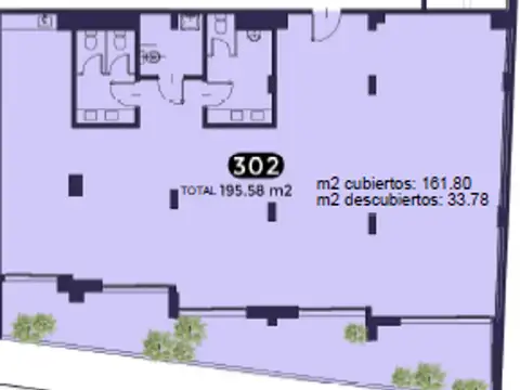 Oficina AAA Parque Patricios a estrenar 196m frent