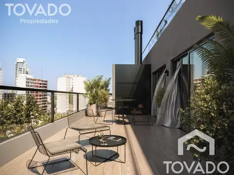 4 Ambientes con parrilla propia y amenities en Chacarita!