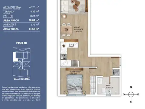 Venta Apartamento 1 dorm en Cordon con Amenities