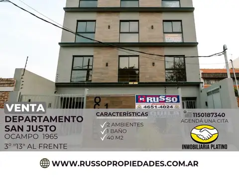 Alquiler Departamento Villa Luzuriaga 2 ambientes