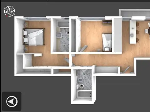 Departamento en Venta de 3 ambientes