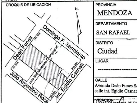 Terreno en Venta en San Rafael, USD 80