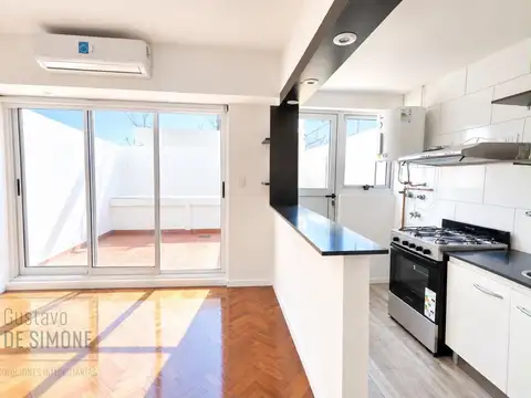 Venta Departmanto monoambiente con patio en Belgrano