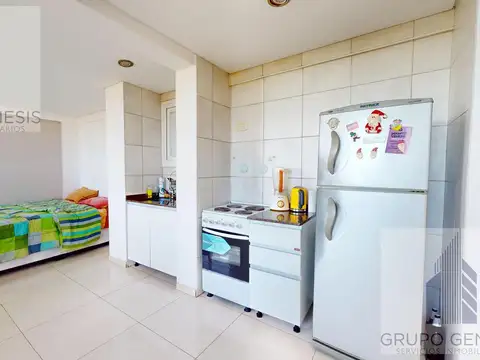 Departamento 2 ambientes con 1 baño