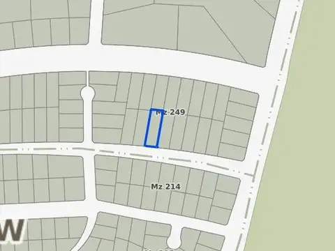 Terreno en Venta 20,52  mts Frente