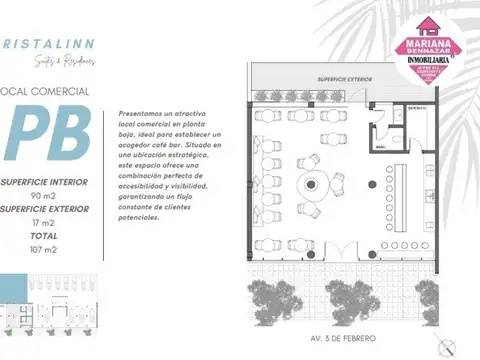 Departamento 2 ambientes con 1 baño