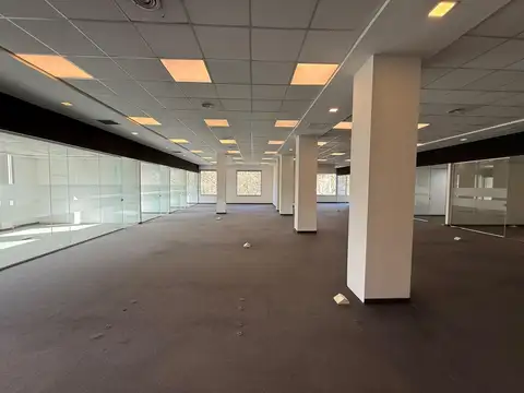 Oficina planta libre, edificio de categoría. 465mts.