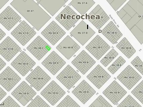 TERRENO EN VENTA 250m2 BARRIO MATADEROS, NECOCHEA