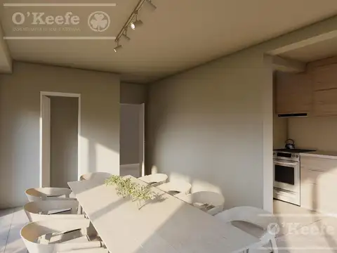 Departamento 3 ambientes con 2 baños