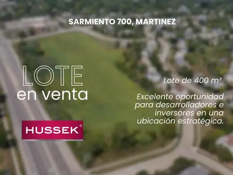 Lote / Terreno en Venta de 400 m² - Excelente Ubicación en Martínez