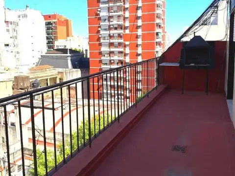 VENTA DOS AMBIENTES CON BALCON TERRAZA Y PARRILLA
