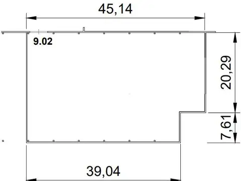 Alquiler Deposito Ind/Log 1185m2 en predio con seguridad