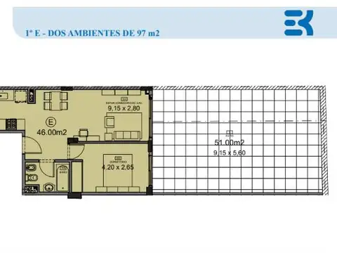 Departamento en Venta en Nuñez, USD 186.850