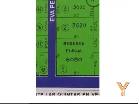 Terreno en Venta en Gómez, USD 50.000