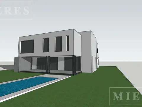 Casa en venta sobre lote a la laguna en Barrio Puertos, Amarras 1