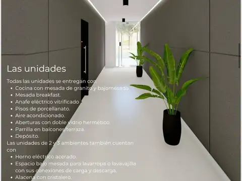 Departamento Monoambiente con 1 baño