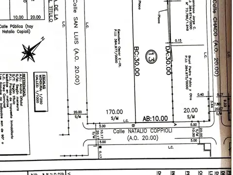 VENTA TERRENO 300 MTS2 SANCTI SPITIRU
